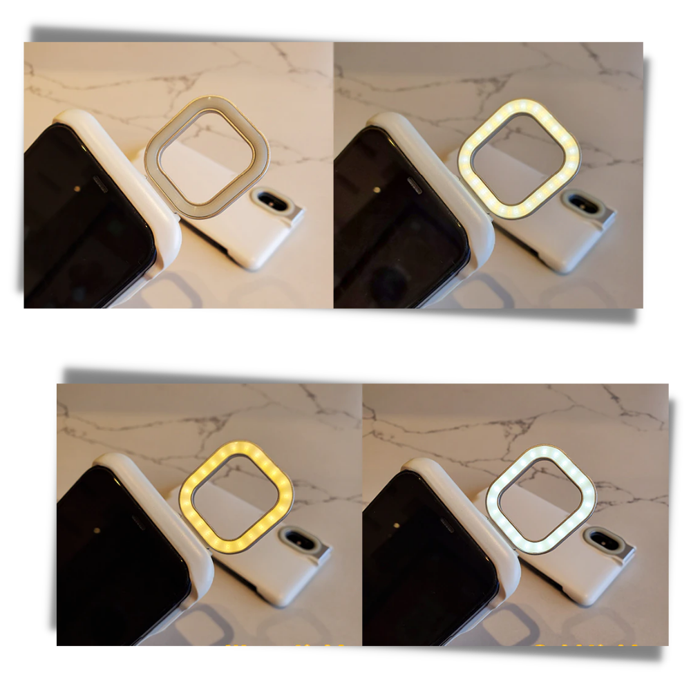 Phone Case With LED Ringlight - Ozerty