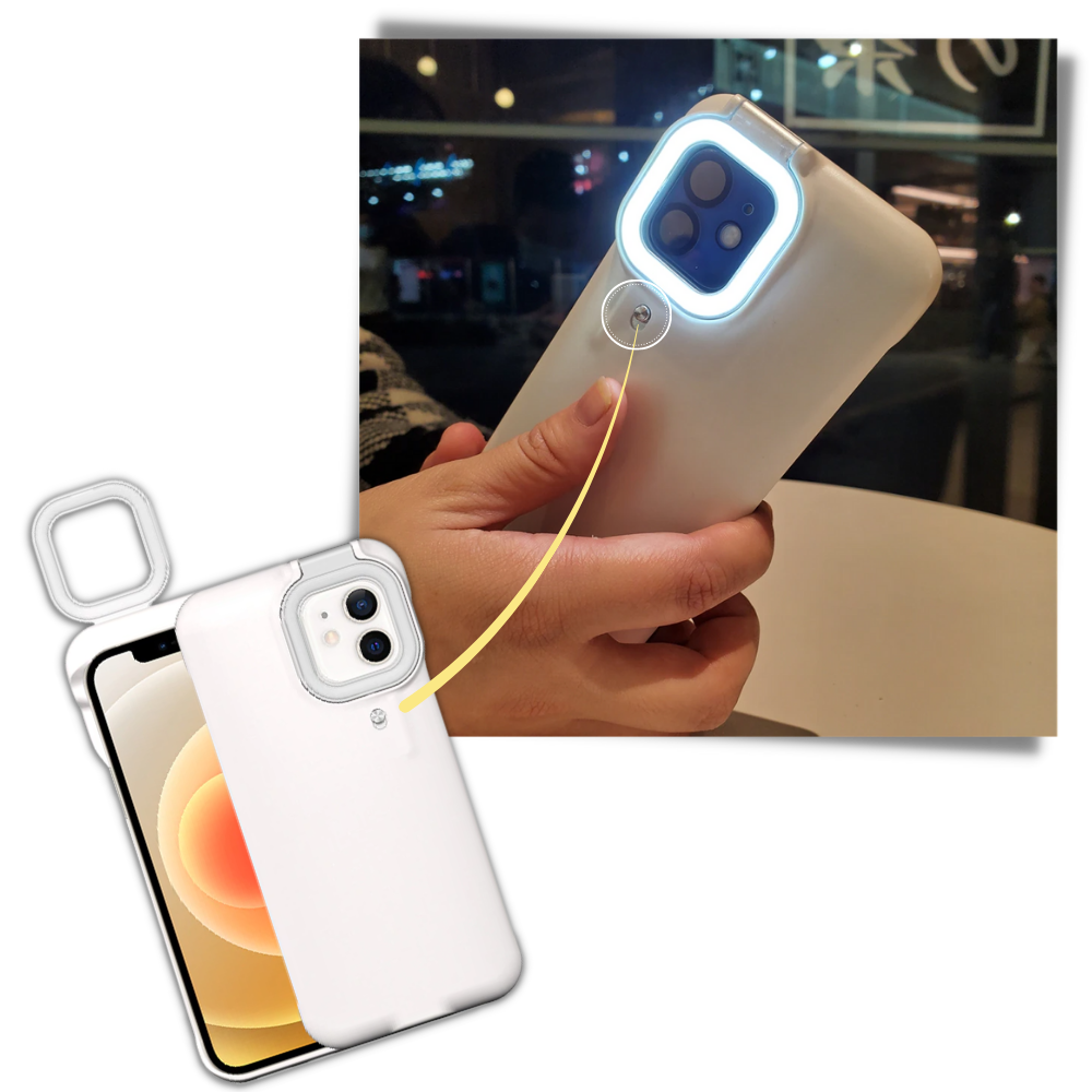 Phone Case With LED Ringlight - Ozerty