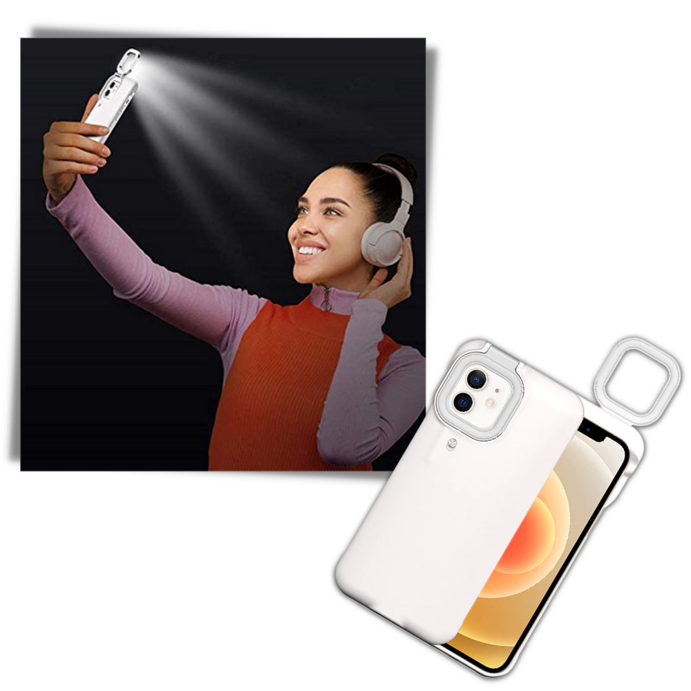 Phone Case With LED Ringlight - Ozerty