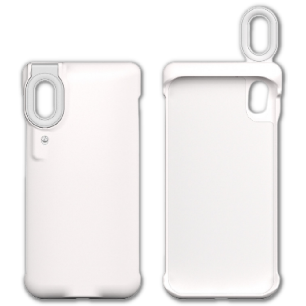 Phone Case With LED Ringlight -White - Ozerty