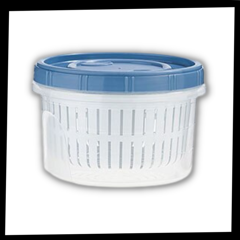 Stackable Food Container with Drainer - Ozerty