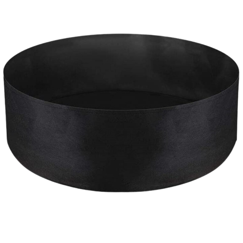 Raised Felt Nursery Pot For Plants -Black - Ozerty