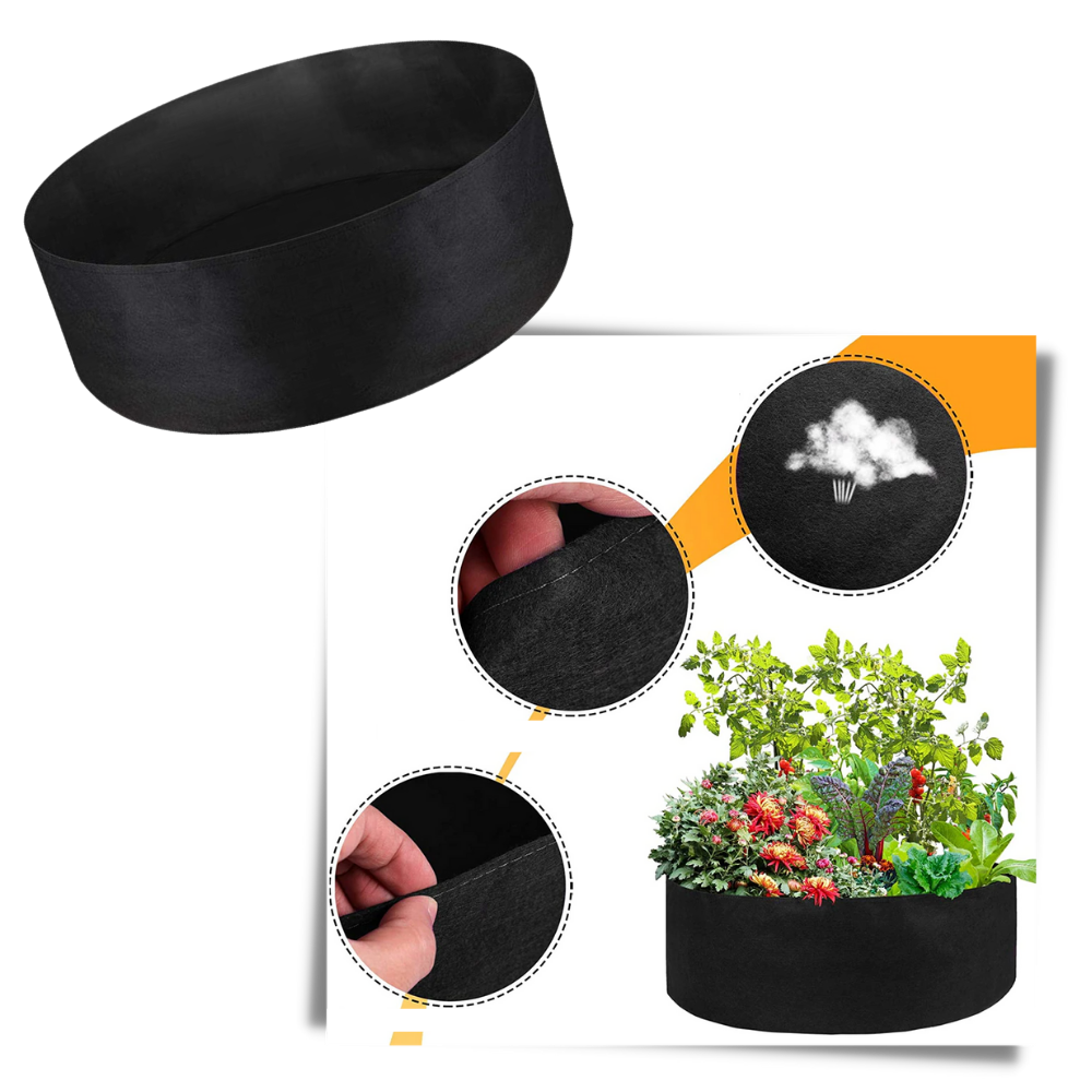 Raised Felt Nursery Pot For Plants - Ozerty