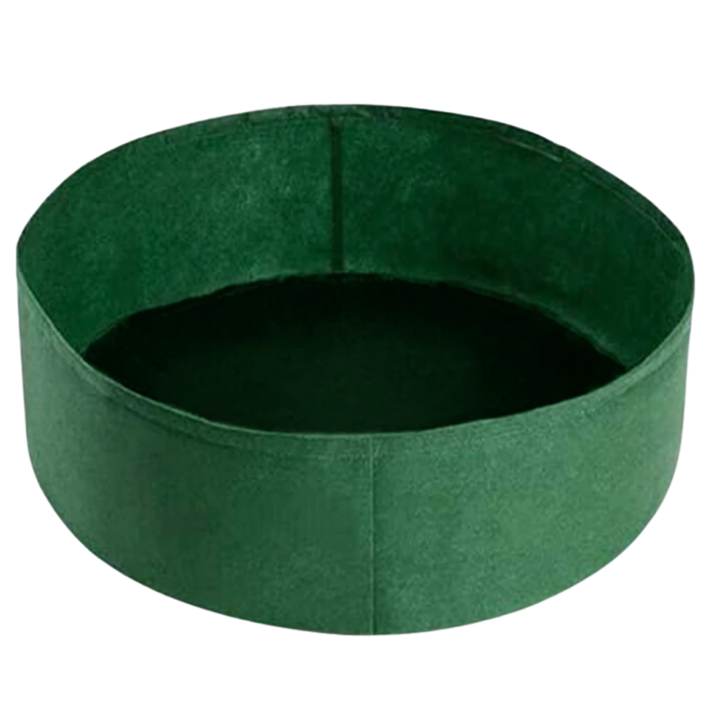 Raised Felt Nursery Pot For Plants -Green - Ozerty