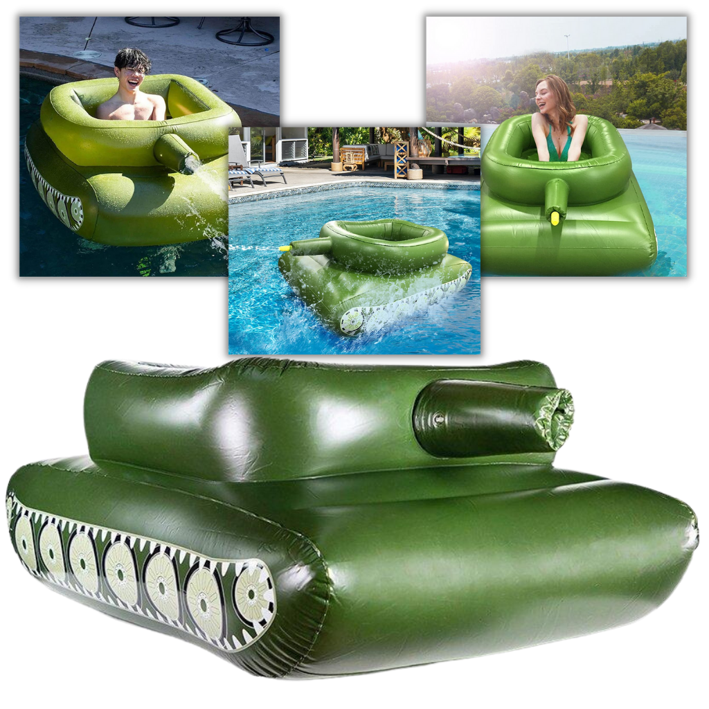 Inflatable Tank Pool Float - Ozerty