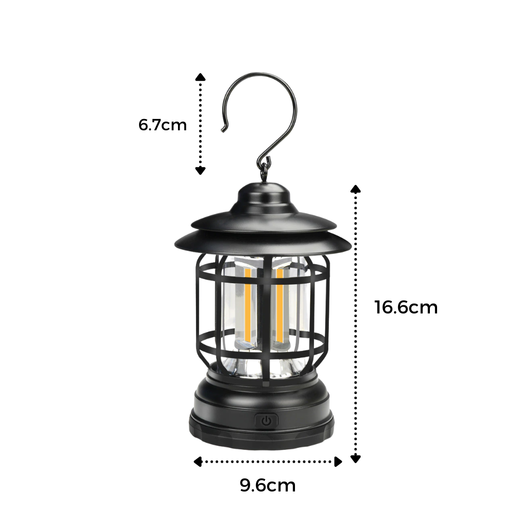 Retro LED Camping Lantern - Ozerty