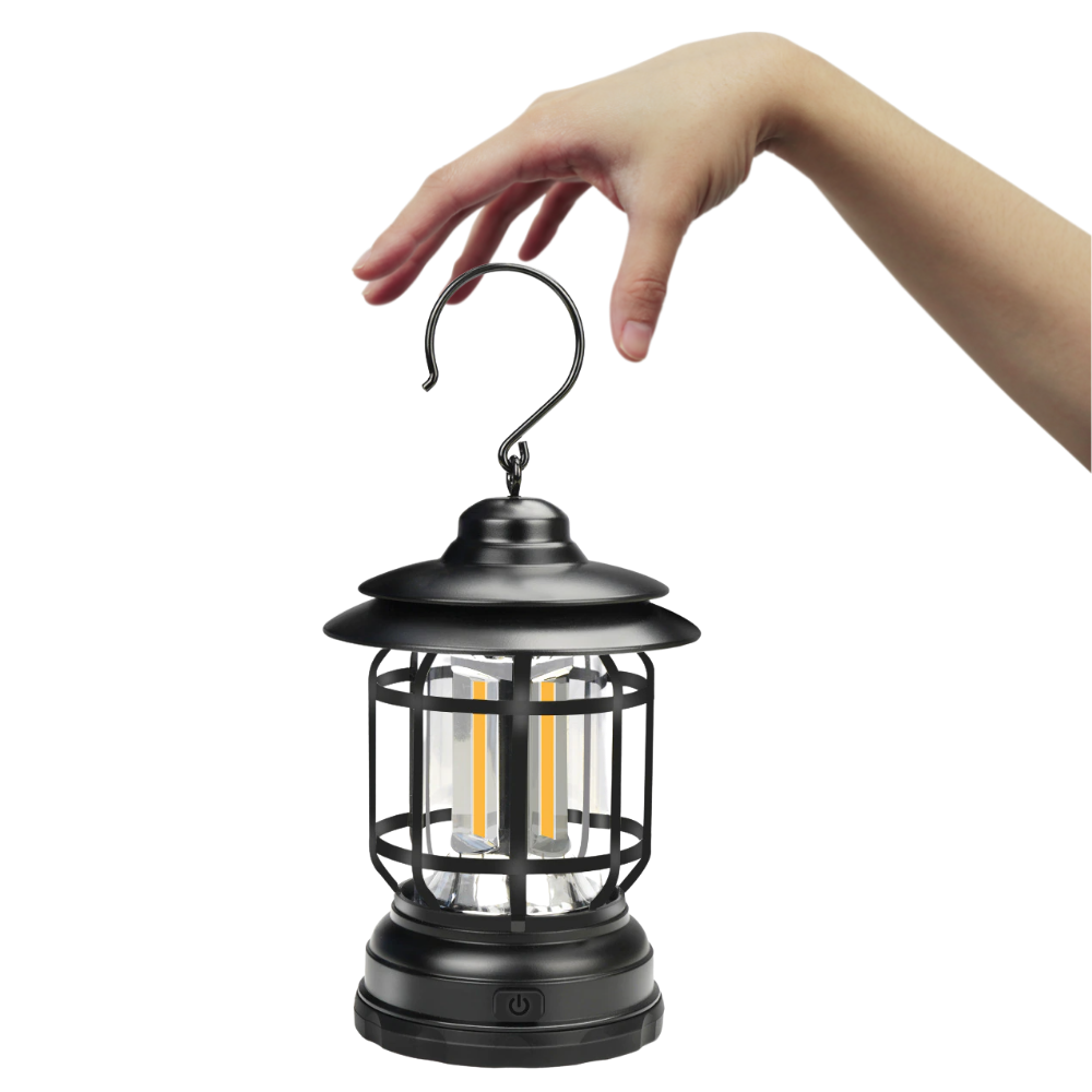 Retro LED Camping Lantern - Ozerty