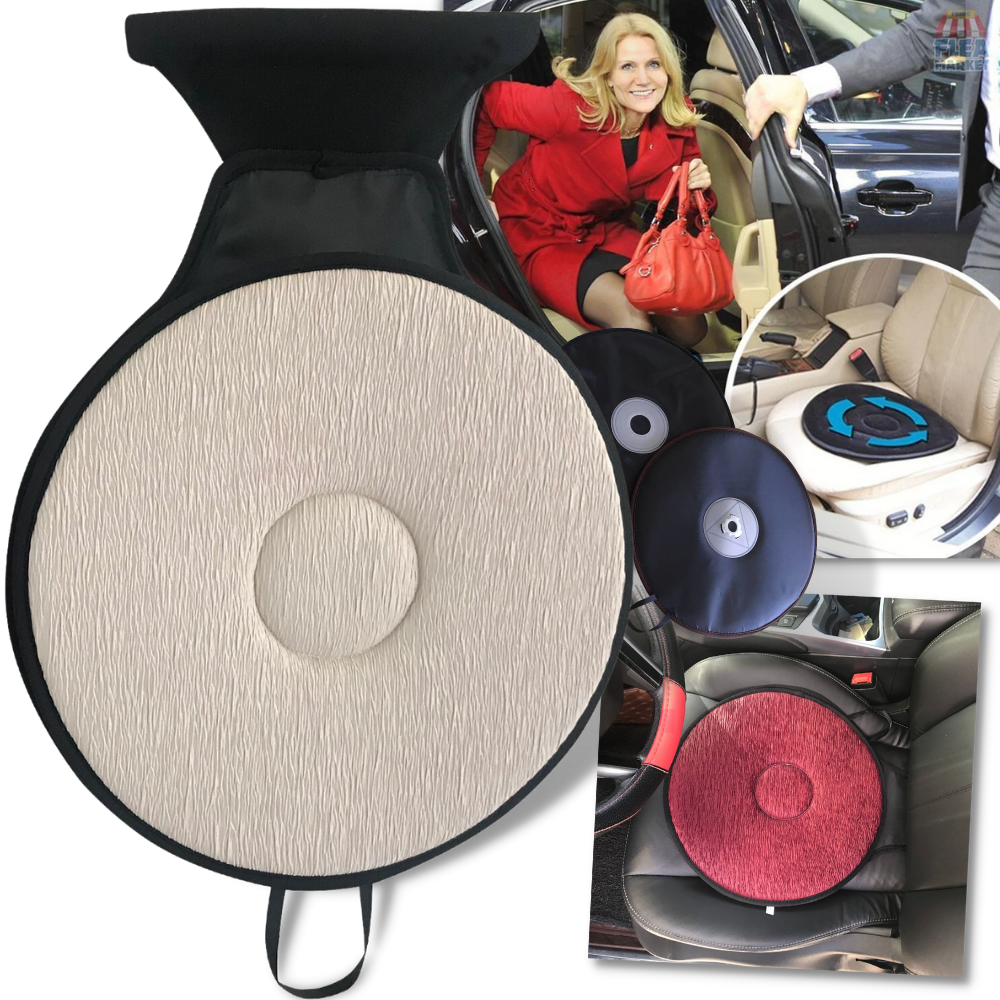 Swivel Memory Foam Car Seat - Ozerty