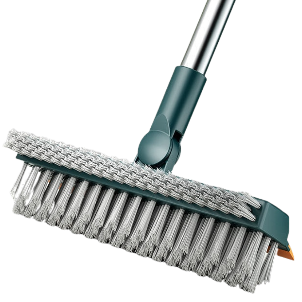 Rotating Floor Cleaning Brush -Green - Ozerty