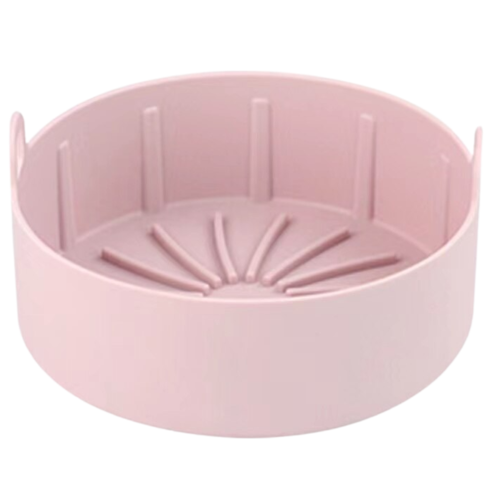 Reusable Air Fryer Silicone Pan -Pink - Ozerty