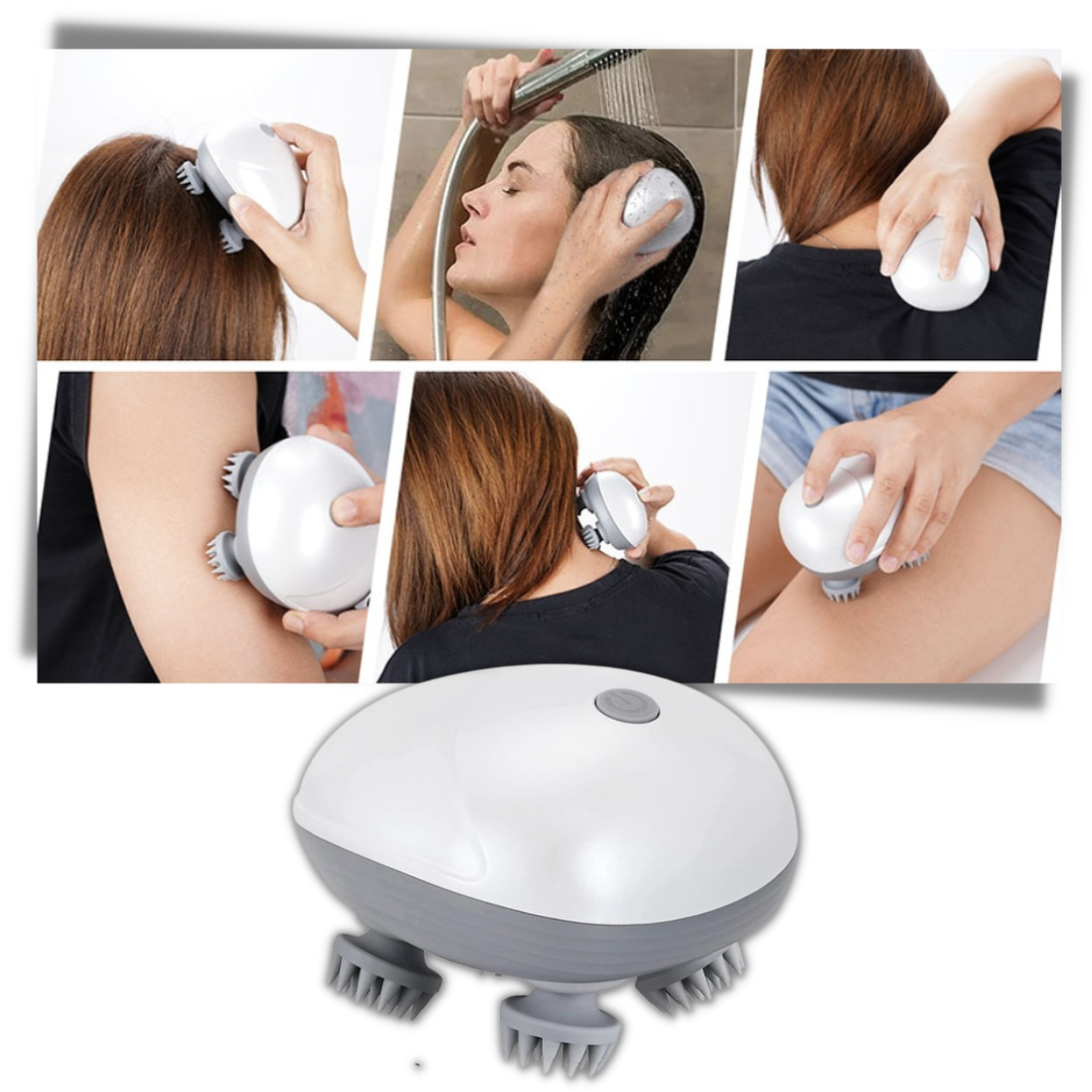 Vibrating Scalp Massager - Ozerty