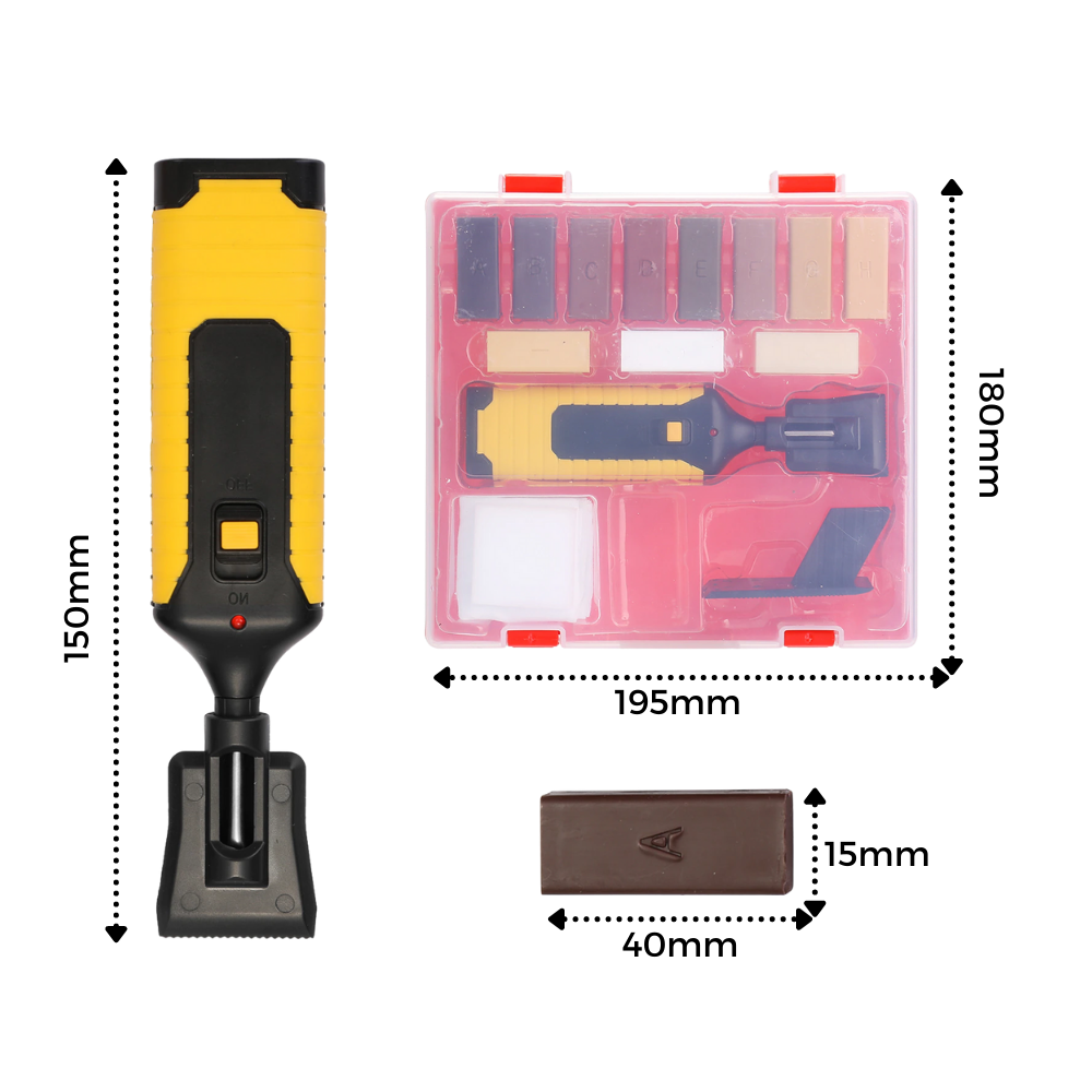 Ceramic Tile Repairing Tool Set - Ozerty