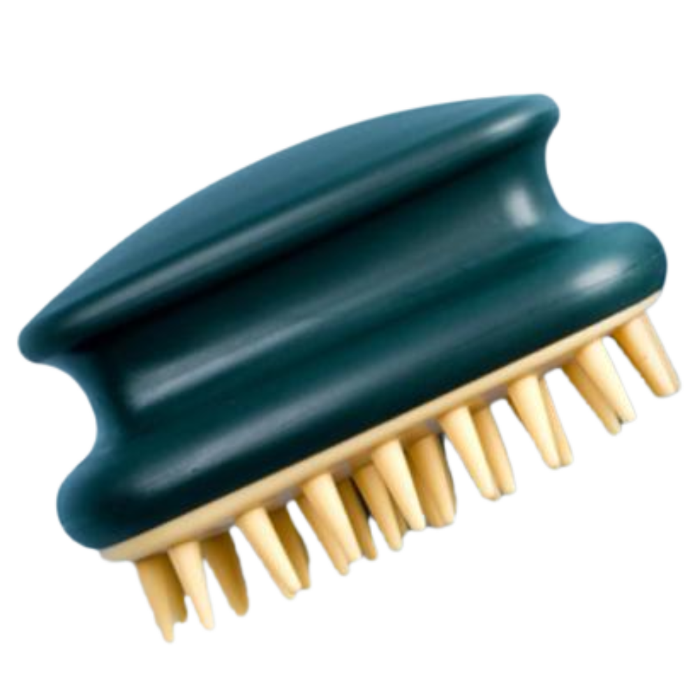 Scalp Massage Brush -Dark Green - Ozerty