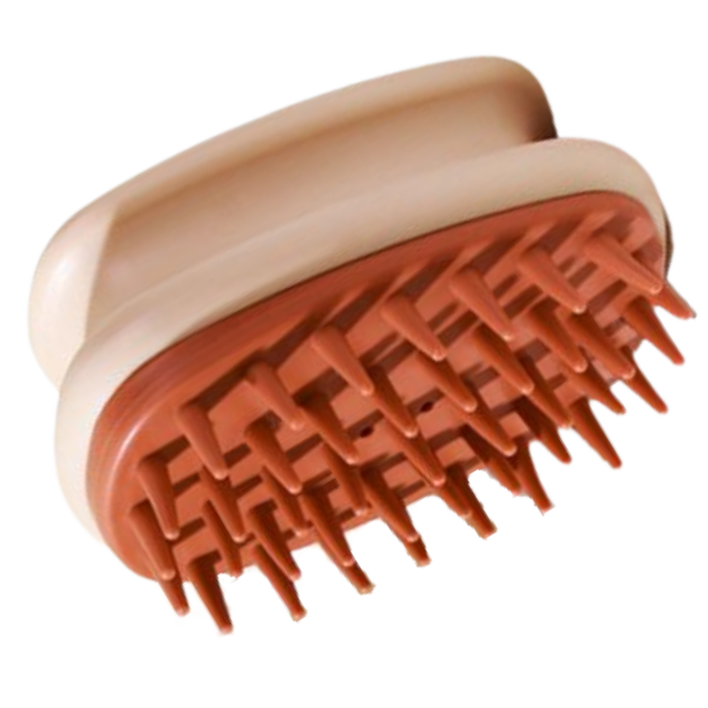 Scalp Massage Brush -Pink - Ozerty