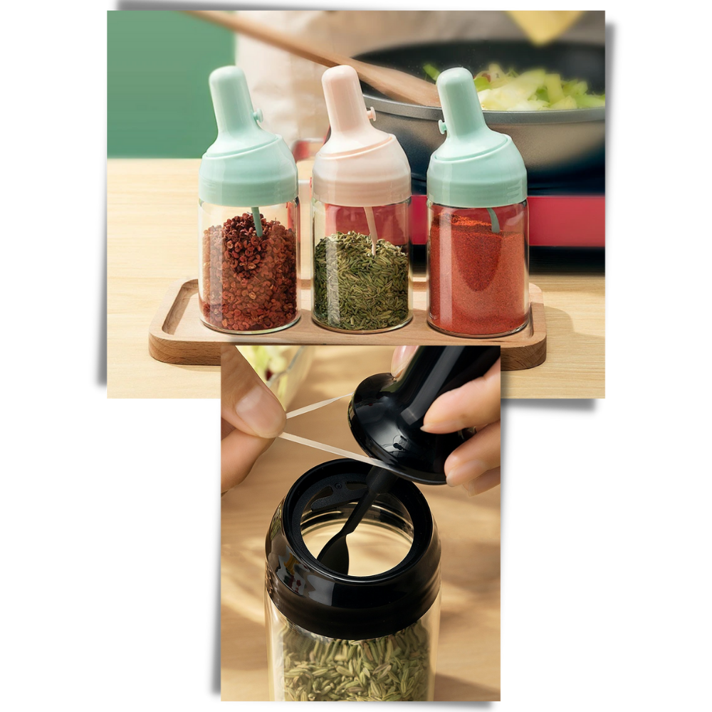 Moisture-proof Seasoning Dispensing Jar - Ozerty