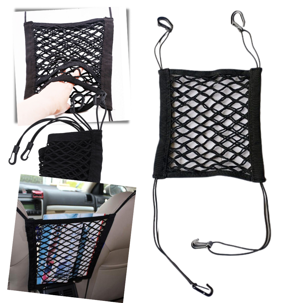 Elastic Storage Organiser Net for Cars - Ozerty