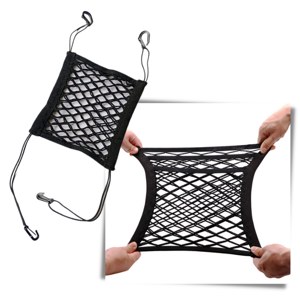 Elastic Storage Organiser Net for Cars - Ozerty