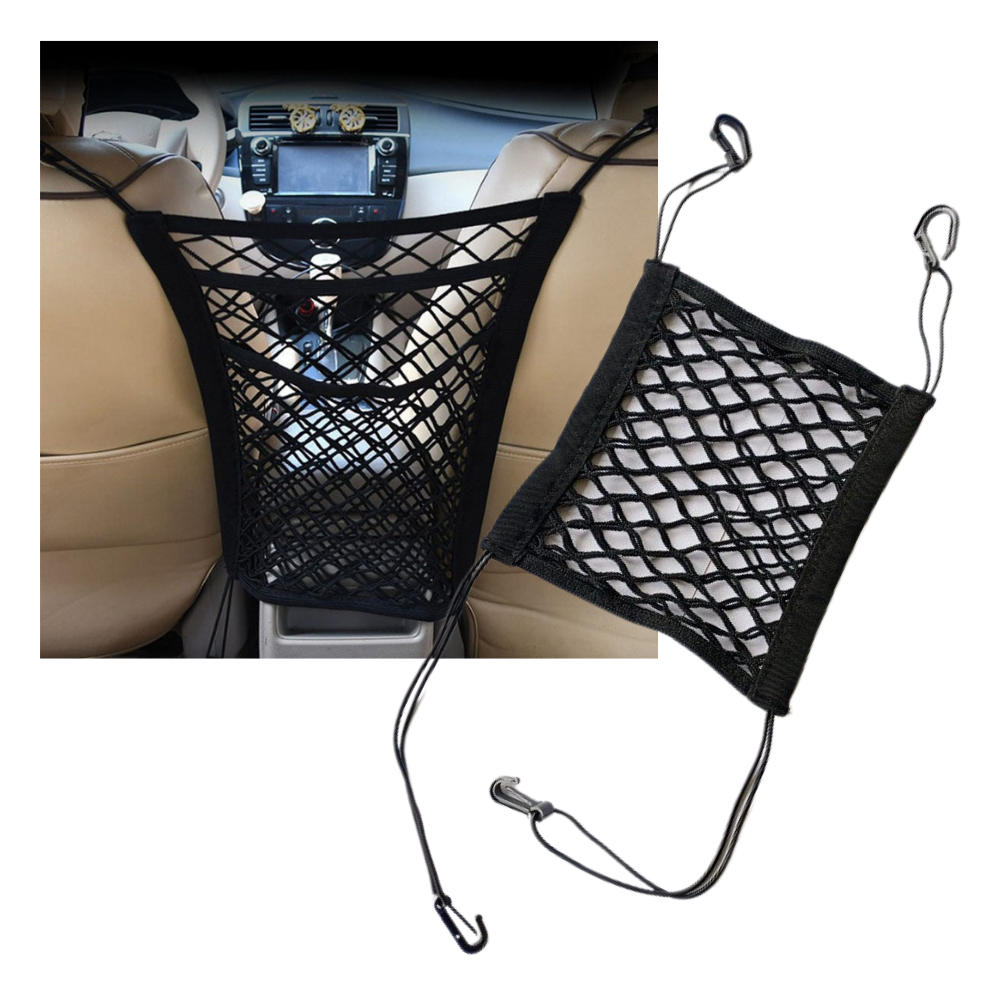 Elastic Storage Organiser Net for Cars - Ozerty