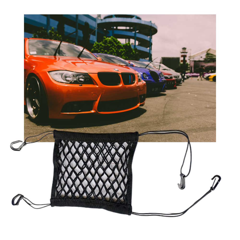 Elastic Storage Organiser Net for Cars - Ozerty