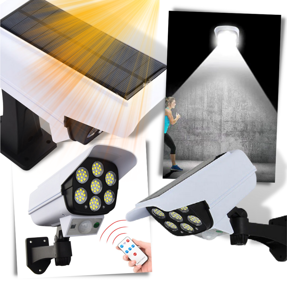 Solar Motion Sensor LED Lamp - Ozerty