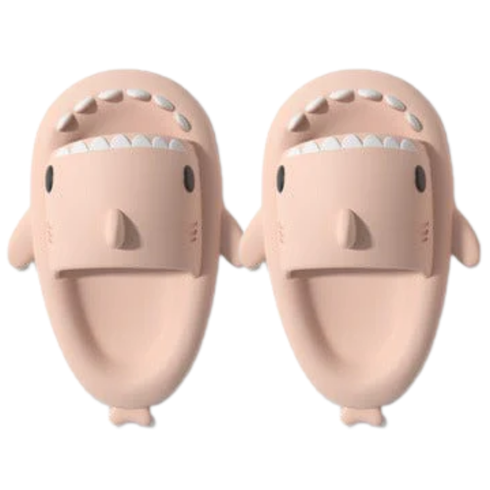 Shark Beach Slippers -Pink - Ozerty