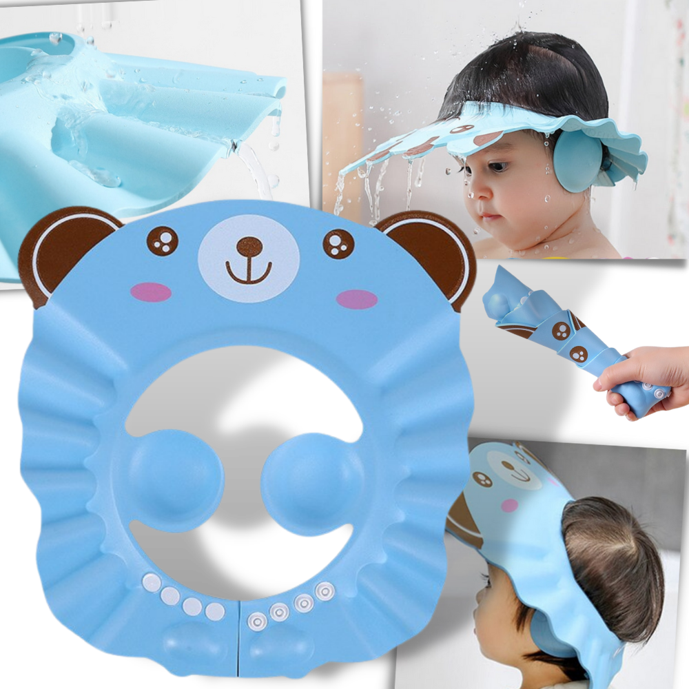 Shower Cap & Ear Protectors for Kids - Ozerty