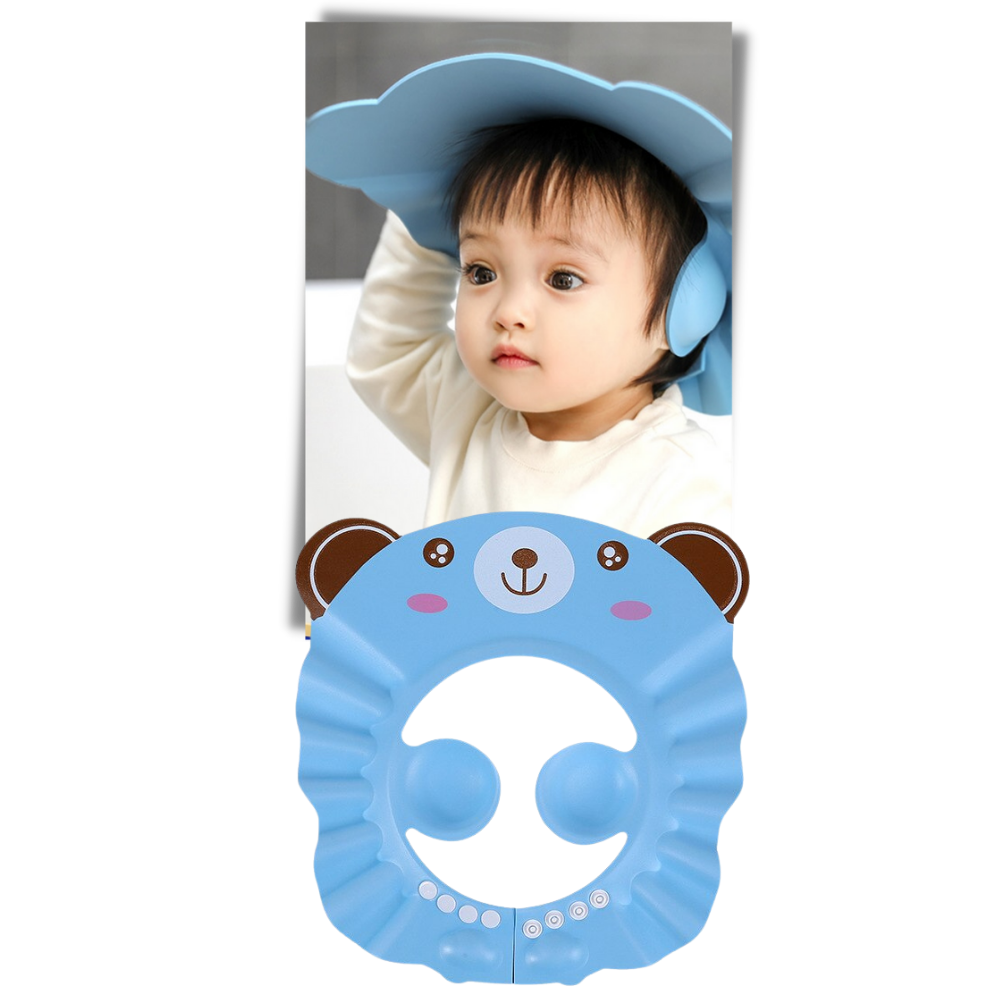 Shower Cap & Ear Protectors for Kids - Ozerty