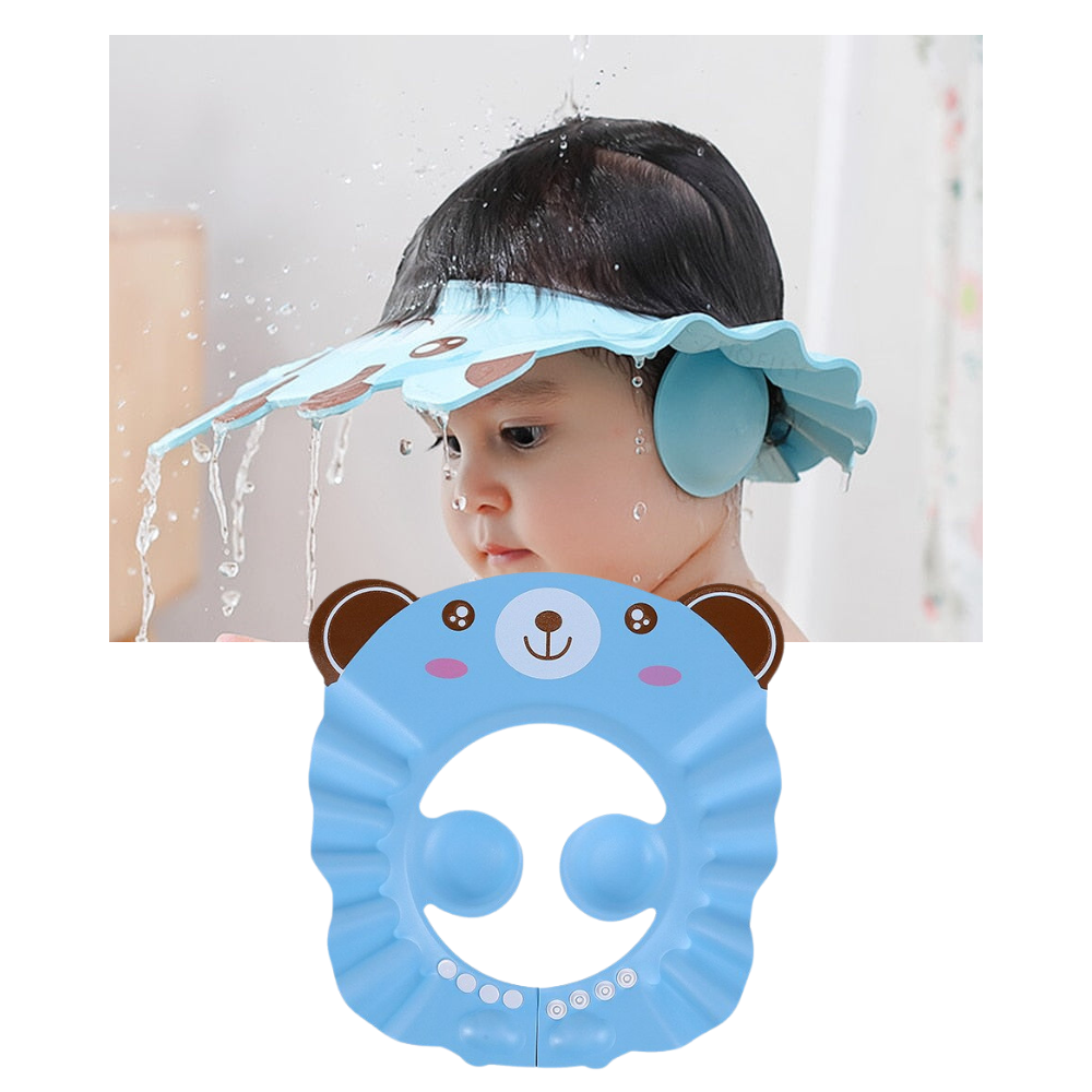 Shower Cap & Ear Protectors for Kids - Ozerty