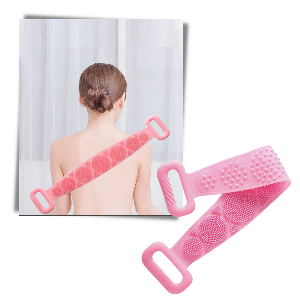 Stretchy Silicone Exfoliating Body Scrubber - Ozerty