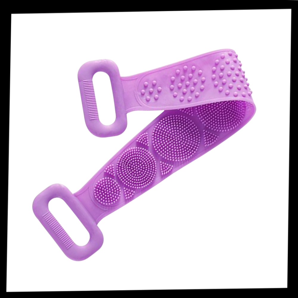 Stretchy Silicone Exfoliating Body Scrubber - Ozerty