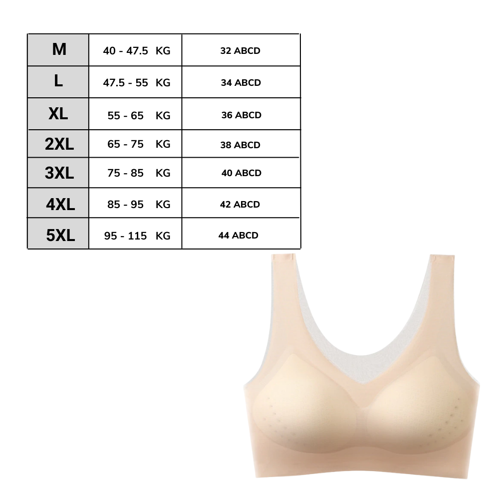 Ultra-Thin Ice Silk Seamless Bra - Ozerty