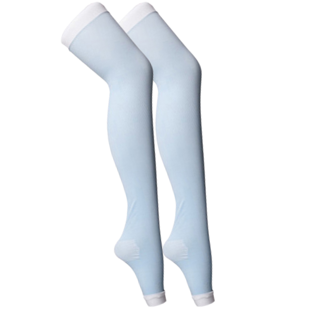 Pair of Leg Slimming Tights -Sky Blue - Ozerty