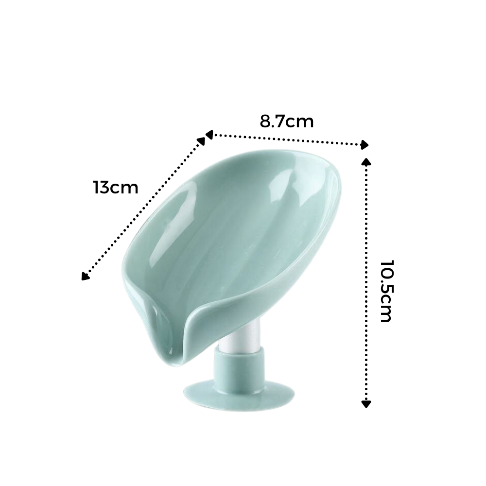 Leaf-Shaped Soap Holder with Drain - Ozerty