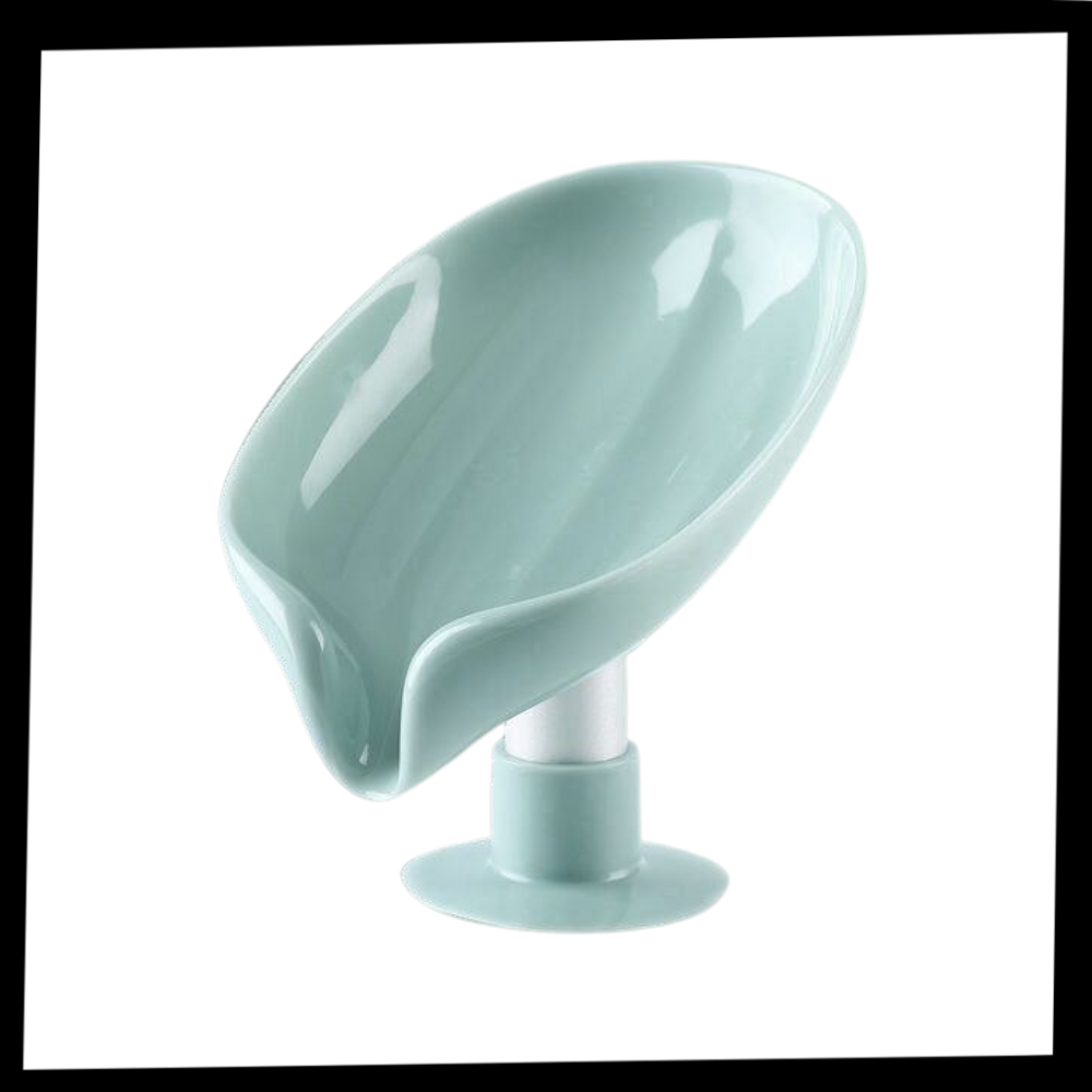 Leaf-Shaped Soap Holder with Drain - Ozerty