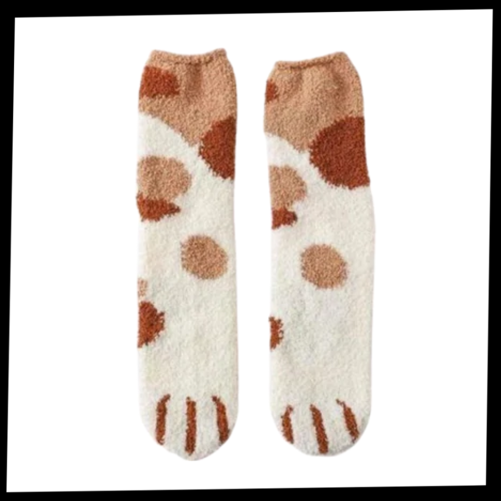 Cat's Paw Winter Socks - Ozerty