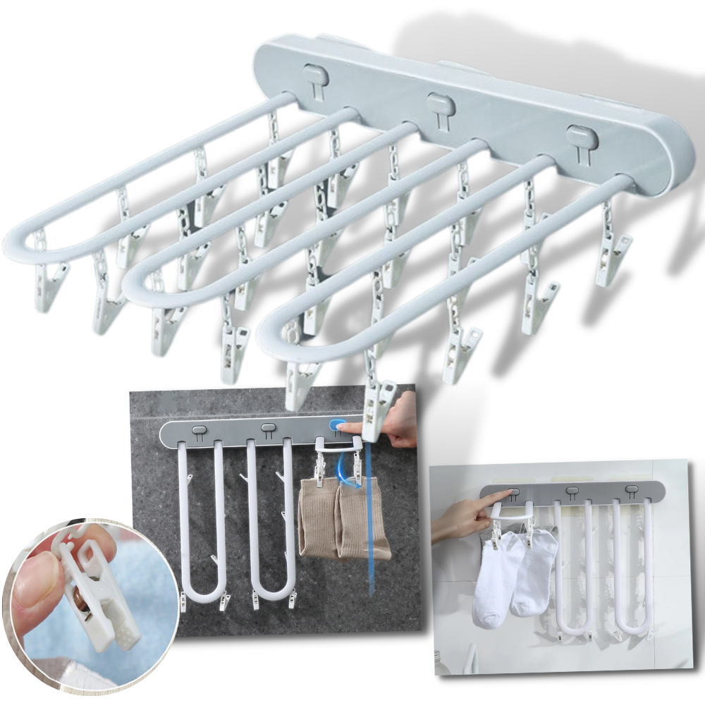 Wall-Mounted Clothes Organiser - Ozerty