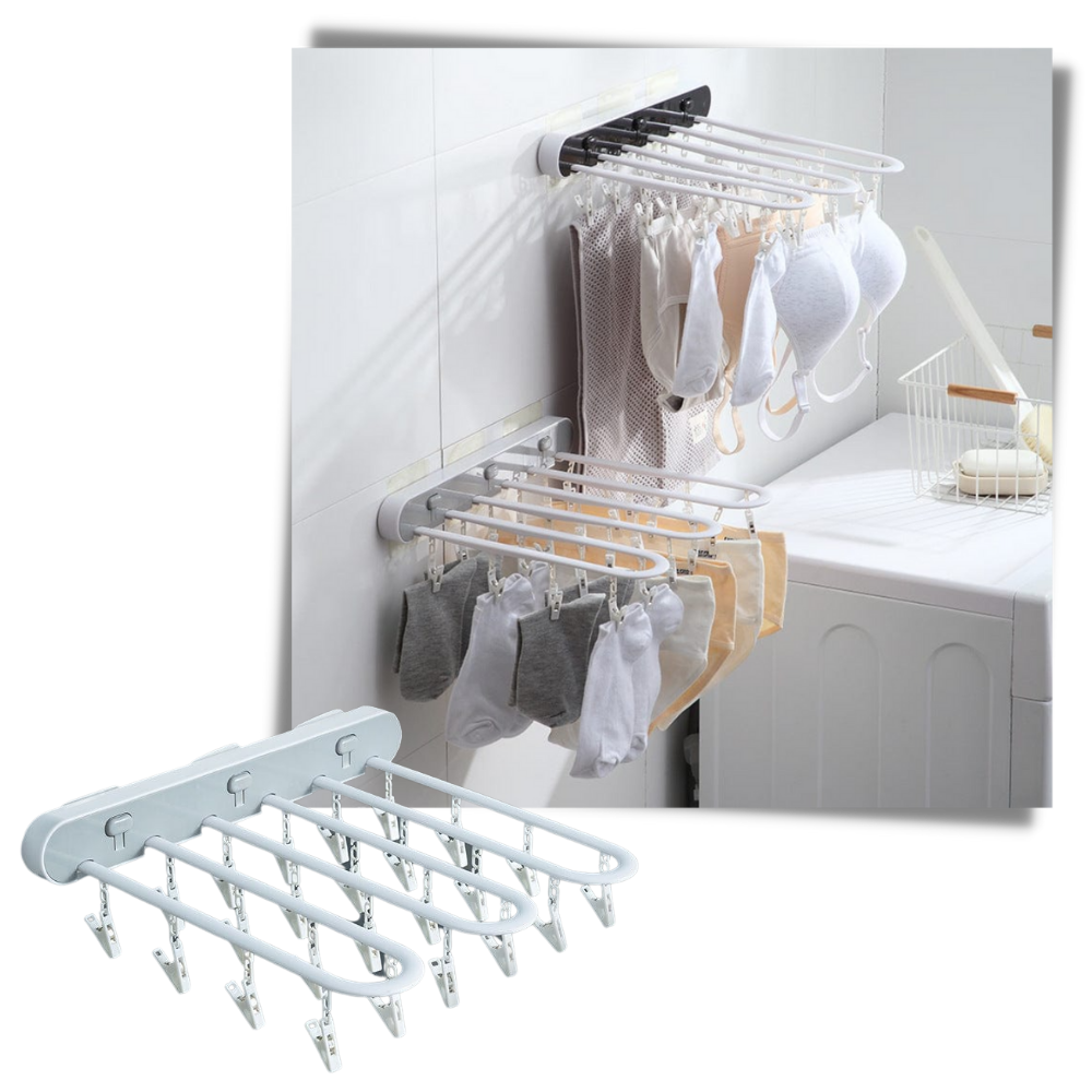 Wall-Mounted Clothes Organiser - Ozerty