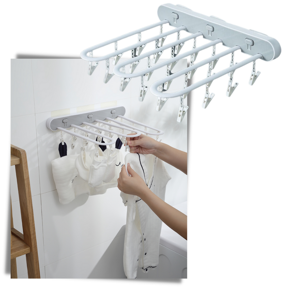 Wall-Mounted Clothes Organiser - Ozerty