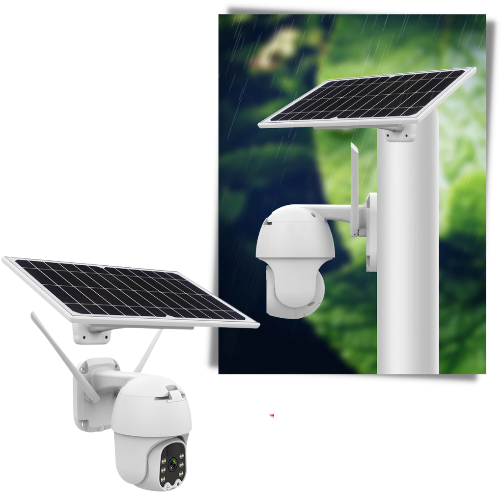 Solar-Powered Outdoor Camera - Ozerty