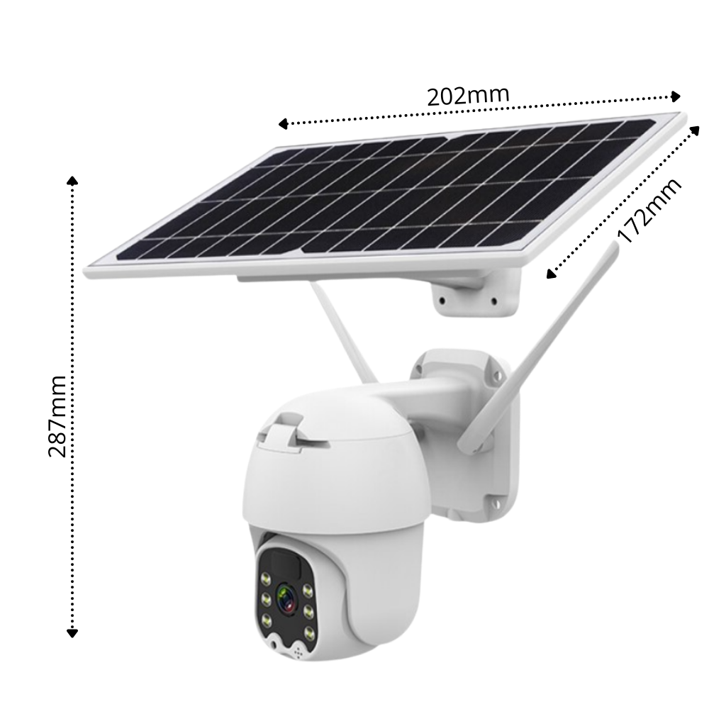 Solar-Powered Outdoor Camera - Ozerty