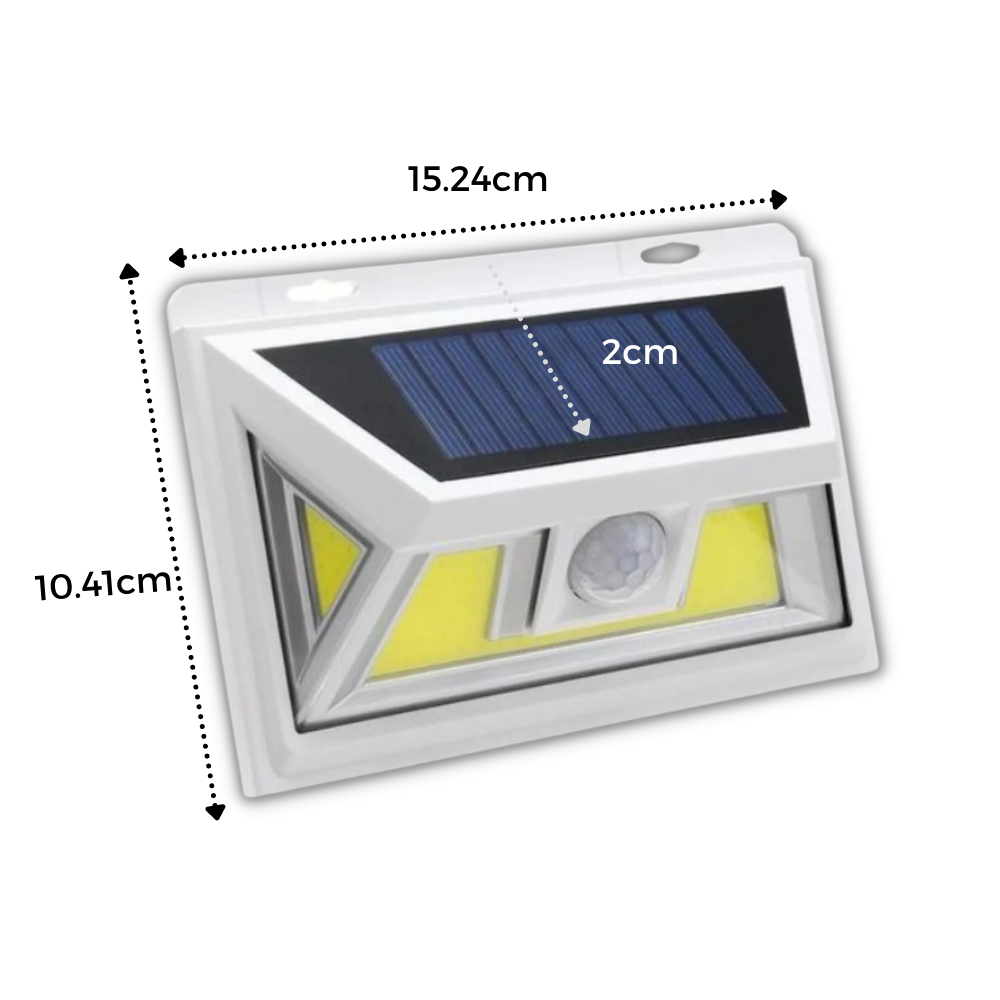 Solar-Powered LED with Motion Detector - Ozerty