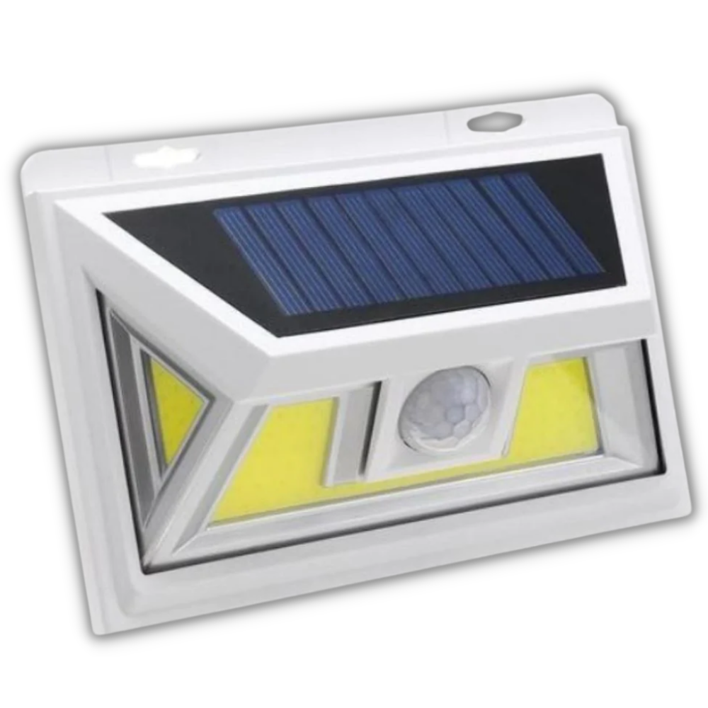 Solar-Powered LED with Motion Detector -White - Ozerty