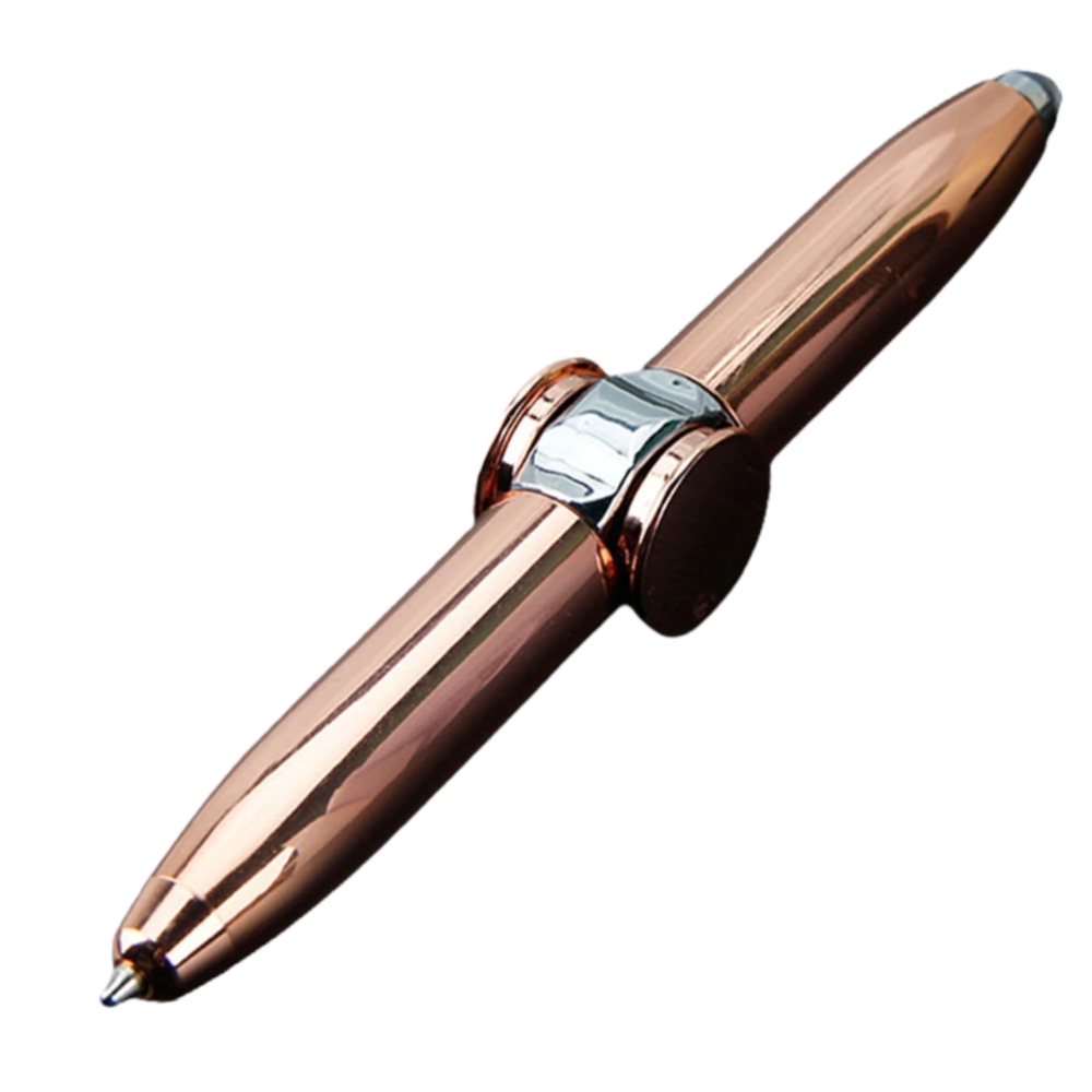 Fidget Spinner Pen -Rose Gold - Ozerty