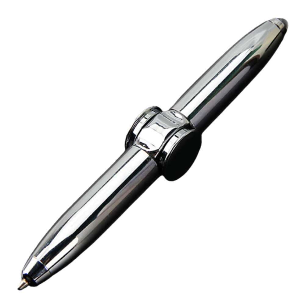 Fidget Spinner Pen -Silver - Ozerty