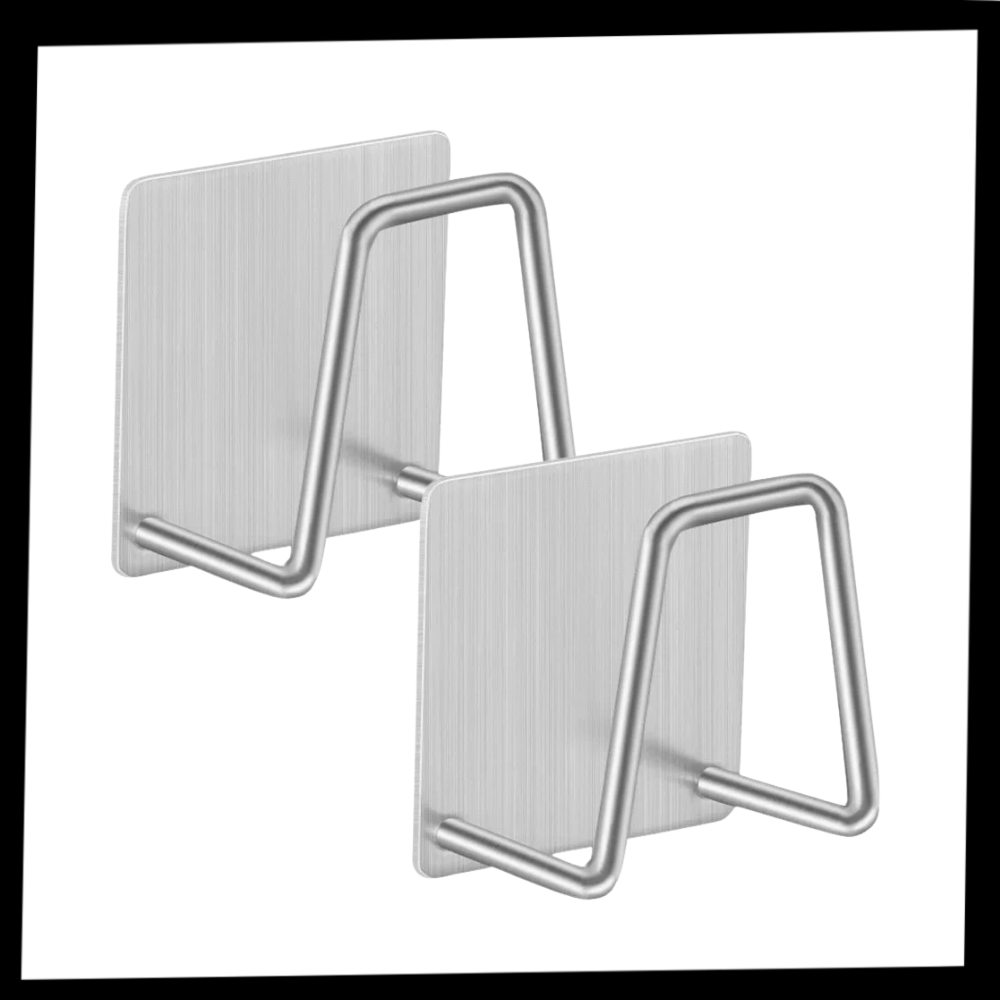 Pack of 2 Stainless Steel Sponge Holders - Ozerty