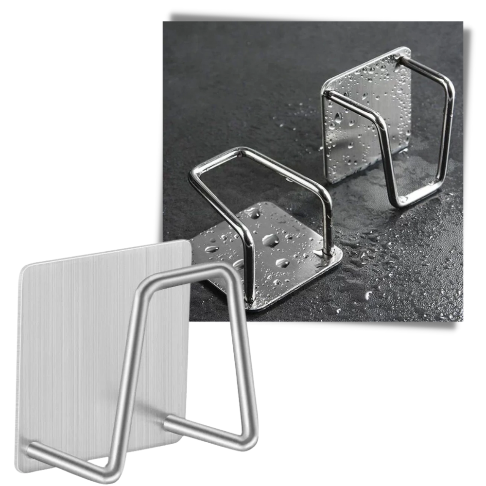 Pack of 2 Stainless Steel Sponge Holders - Ozerty