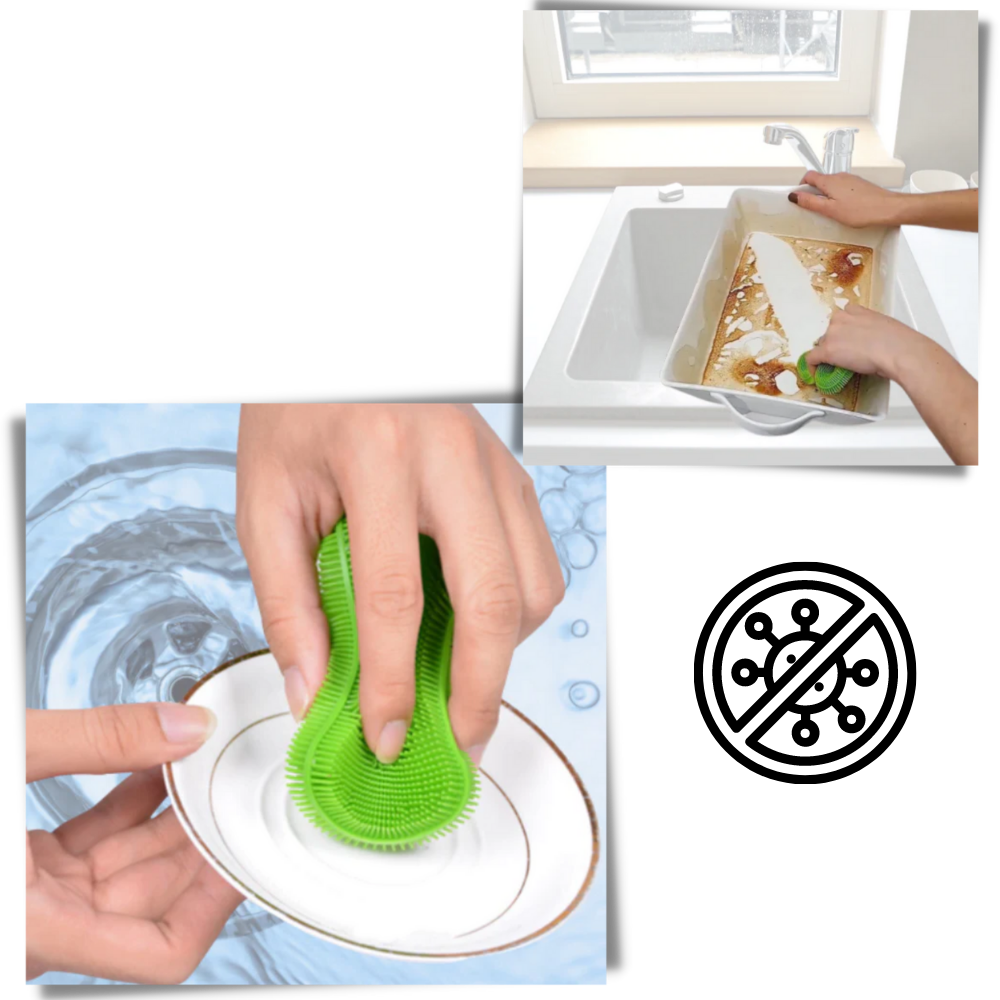 Silicone Kitchen Sponge - Ozerty