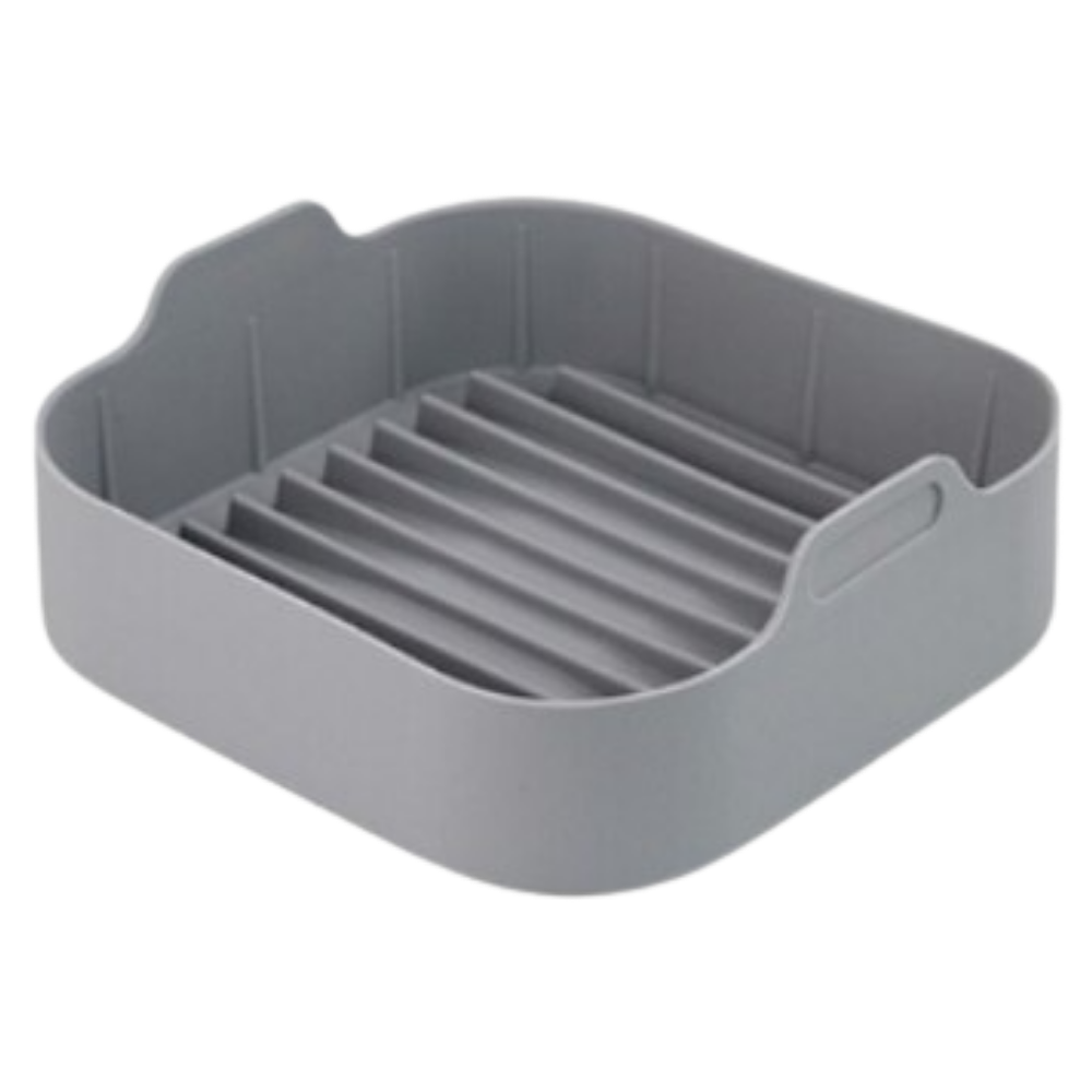 Eco-friendly Square Silicone Pan -Gray - Ozerty