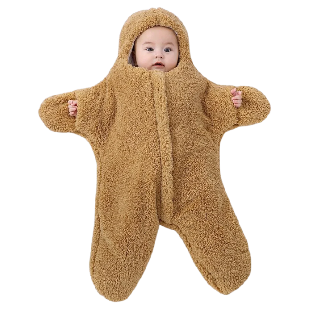 Starfish Baby Sleeping Bag -Brown - Ozerty