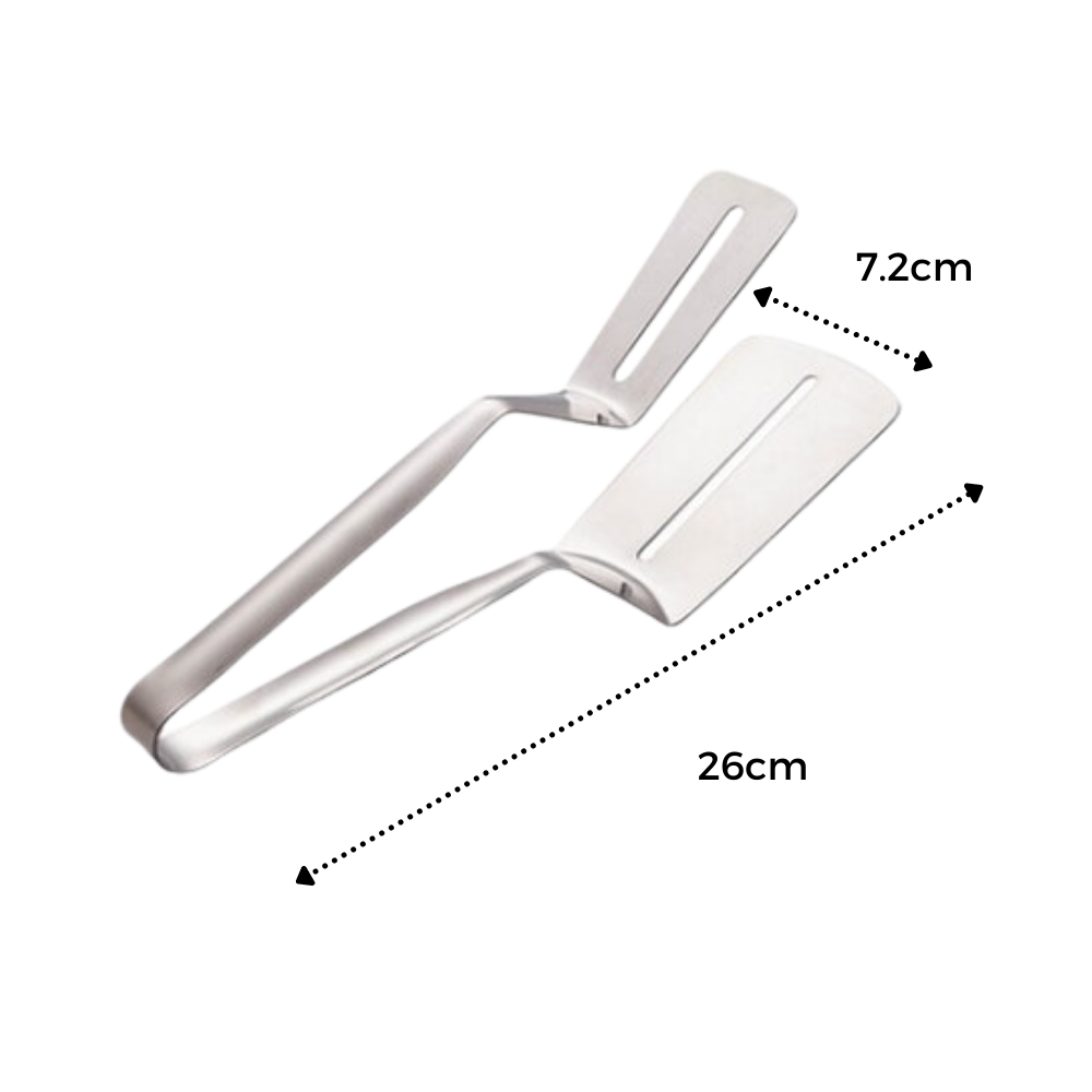 Stainless Steel Spatula and Tongs - Ozerty